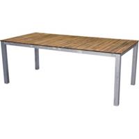 Hioshop Zenia eettafel tuin natuur, zilver.