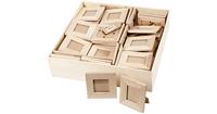 Creativ Company Houten frame 2 verschillende maten 80 stuks.