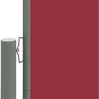 Tuinscherm uittrekbaar 160x1200 cm rood