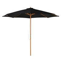 Outsunny Terrasparasol gastronomie tuinparasol zwengel all-weather zonwering zwengelparasol inklapbare parasol inklapbaar apparaat uv-bescherming strandterras