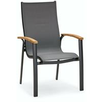 Best Stapelsessel Cavalese anthrazit/Teak