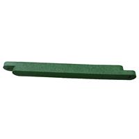 granugreen Rubber opsluitband - Eindstuk - 110 x 10 x 10 cm - Groen