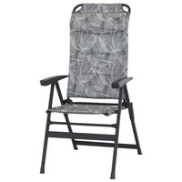 SIENA GARDEN Campingsessel 'Natura', anthrazit, ca. 121 x 67 x 61 cm