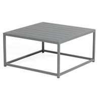 SONNENPARTNER Lounge-Tisch Basic Aluminium 70x70 cm anthrazit Loungetisch Beistelltisch