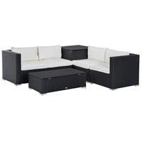 Outsunny Tuin lounge meubelen eettafel weerbestendig dining terras sets zits tuinmeubel stoelen eethoek hoekbank groep hoek tuinmeubelen tuinmeubelen sets