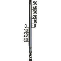 express Buitenthermometer kunststof zwart 27.5 cm