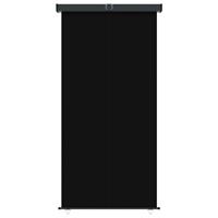 VIDAXL Balkon-Seitenmarkise 140x250 cm Schwarz - Schwarz