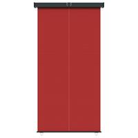 VIDAXL Balkon-Seitenmarkise 170x250 cm Rot - Rot