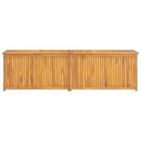 vidaXL Gartenbox 200x50x53 cm Massivholz Teak 