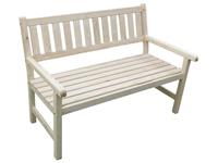 Promex Gartenbank Johanna 2-Sitzer, natur