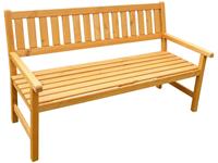 Promex Gartenbank Johanna 3-Sitzer, honigbraun
