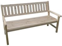 Promex Gartenbank Johanna 3-Sitzer, natur