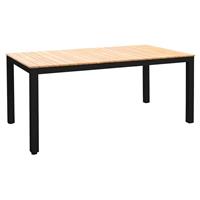 Warentuin Yoi Diningtafel Arashi Teak-black 169 X 90 Cm