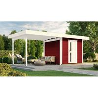WEKA design huis 172 B maat 1 rood 235x241cm