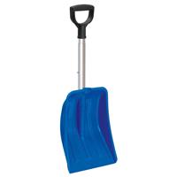 Shoppartners Compacte Sneeuwschep / Sneeuwschuiver Blauw Uitschuifbare Steel 69 - 83 Cm neeuwschuivers