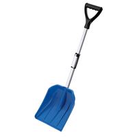 Shoppartners Compacte Sneeuwschep / Sneeuwschuiver Blauw Telescopische Steel 80 - 100 Cm neeuwschuivers