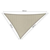Shadow Comfort Driehoek 2,5x3x3,5m Sahara Sand