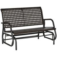 Outsunny Schaukelbank mit 2-in-1-Design grau