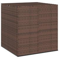 vidaXL Tuinbox 100x97,5x104 cm polyetheen rattan bruin