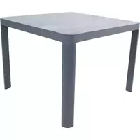 Lesli Living Tafel Buiten Tuin Castilla 2.0 Negro 100x100cm 