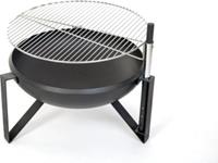 Westmann Feuerstelle inkl. Grillrost, Ø70xH75cm schwarz