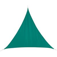 Hesperide Schaduwdoek/zonnescherm Curacao driehoek mint groen waterafstotend polyester - 3 x 3 x 3 meter - Terras/tuin zonwering