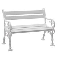 Sitzbank, klassisch, HxT 850 x 600 mm, 2-Sitzer
