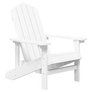 Tuinstoelen 2 st Adirondack HDPE wit