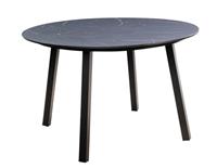 Yoi Teeburu table diameter120 cm alu black slate