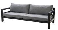 Yoi Midori sofa 3 seater alu black/panther black