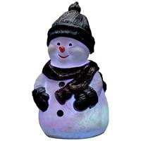 Konstsmide 4248-000 Acryl-Figur Schneemann 3-farbig LED Weiß