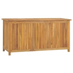 vidaXL Gartenbox 114x50x58 cm Massivholz Teak 