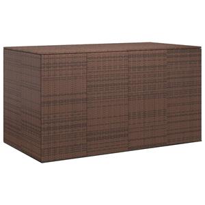 VidaXL Tuinbox 194x100x103 Cm Polyetheen Rattan Bruin