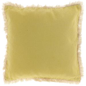 Unique Living Sierkussen Mare 45x45cm Soft Yellow