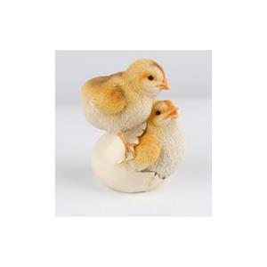 Tuinbeeld Kuikentjes op elkaar 8cm