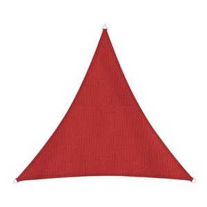 Praxis Zonnezeil Cannes driehoek 3m rood