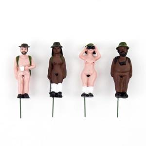 Gift Republic Naked Ramblers plantenbak decoratie