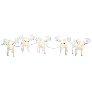 Konstsmide - Weihnachtsfigur für draußen - 5 Elchen - 13 cm hoch