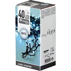 Home & Styling Kerstverlichting 40 Led Wit 300 Cm Groen