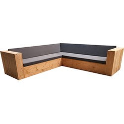 Wood4you Loungeset 2 douglashout 220x200 cm - incl kussens