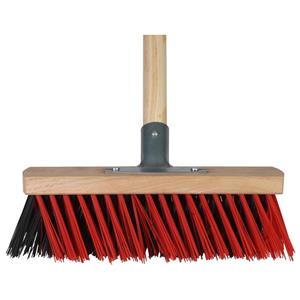 Talen Tools X-bezem - Kunststof - 30 Cm - Rood/zwart teel 140 Cm - Compleet