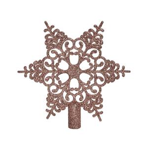 Piek Sneeuwvlok 20,5x19cm Poederroze