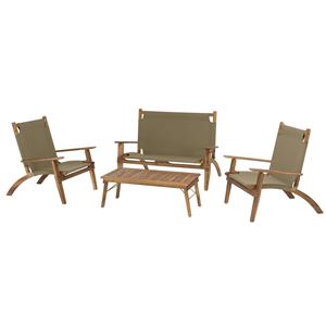 Macabane | Loungeset Amanza acaciahout