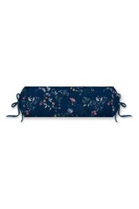 Pip Studio Tokyo Bouquet Roll Cushion Dark Blue 22x70 cm