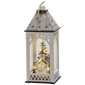 Konstsmide 3271-210 LED-silhouet Kerk Warmwit LED Wit Timer