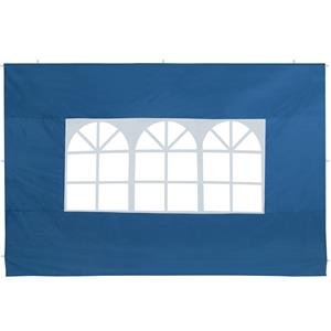 Zijwanden vouwbaar paviljoen set van 2 blauw 3x2m