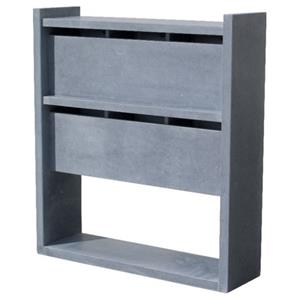 VASP Brievenbus Madrid 6-box Belgische blauwe hardsteen multibox