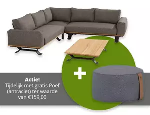 4 Seasons Outdoor Hoekbank Divine zonder center met salontafel | 