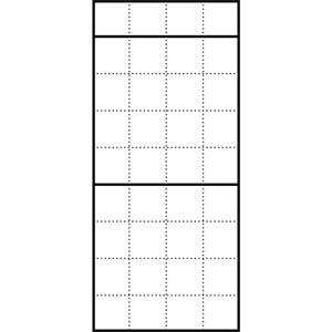 Siedle 200023025-00 BGA 611-4/9-0W Briefkastengehäuse Aluminium Weiß