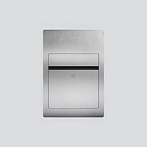 Siedle 210010195-00 BK-1 Briefkasten Stahl nicht rostend Silber